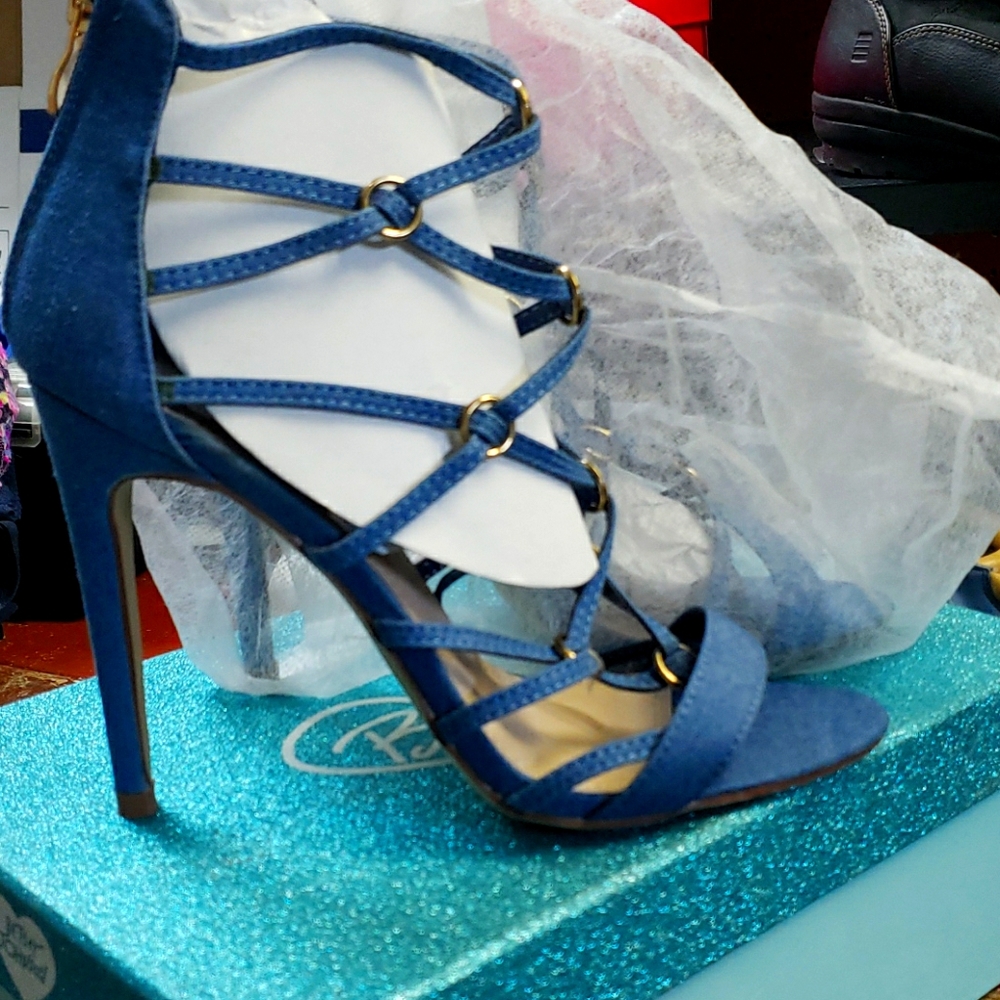 Jean Sandal NWOT High Heel